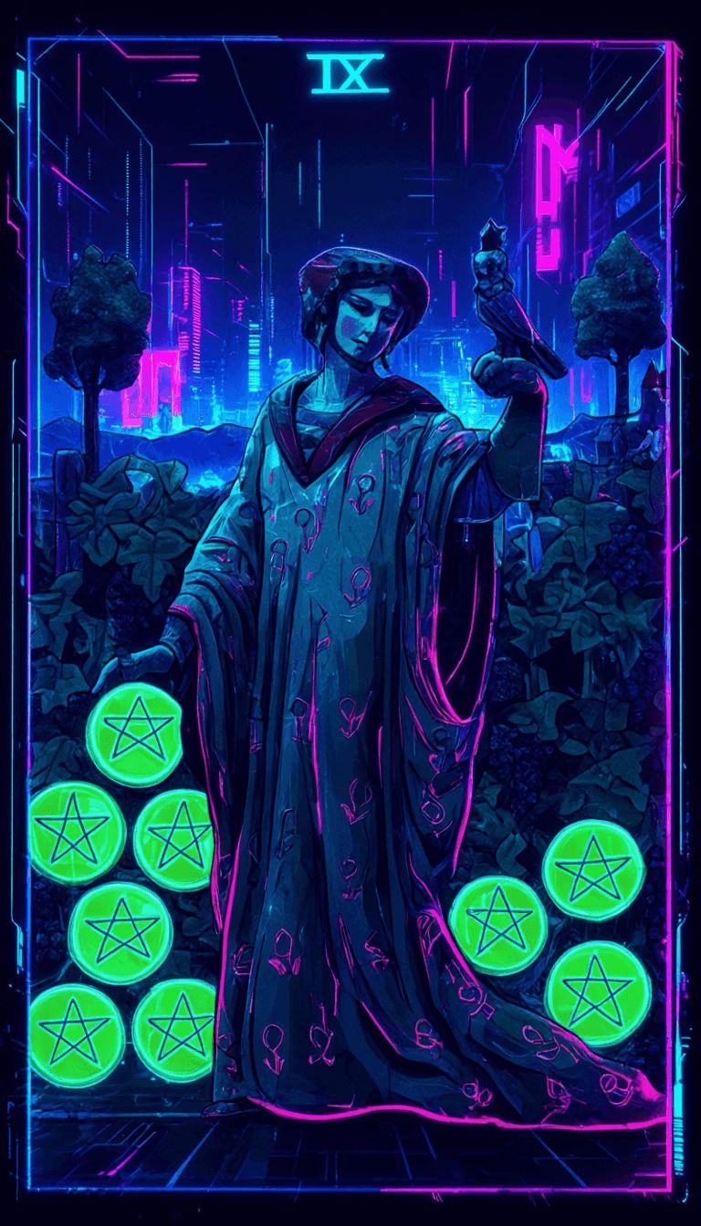 Nine of Pentacles